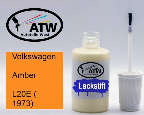 Volkswagen, Amber, L20E ( 1973): 20ml Lackstift, von ATW Autoteile West.